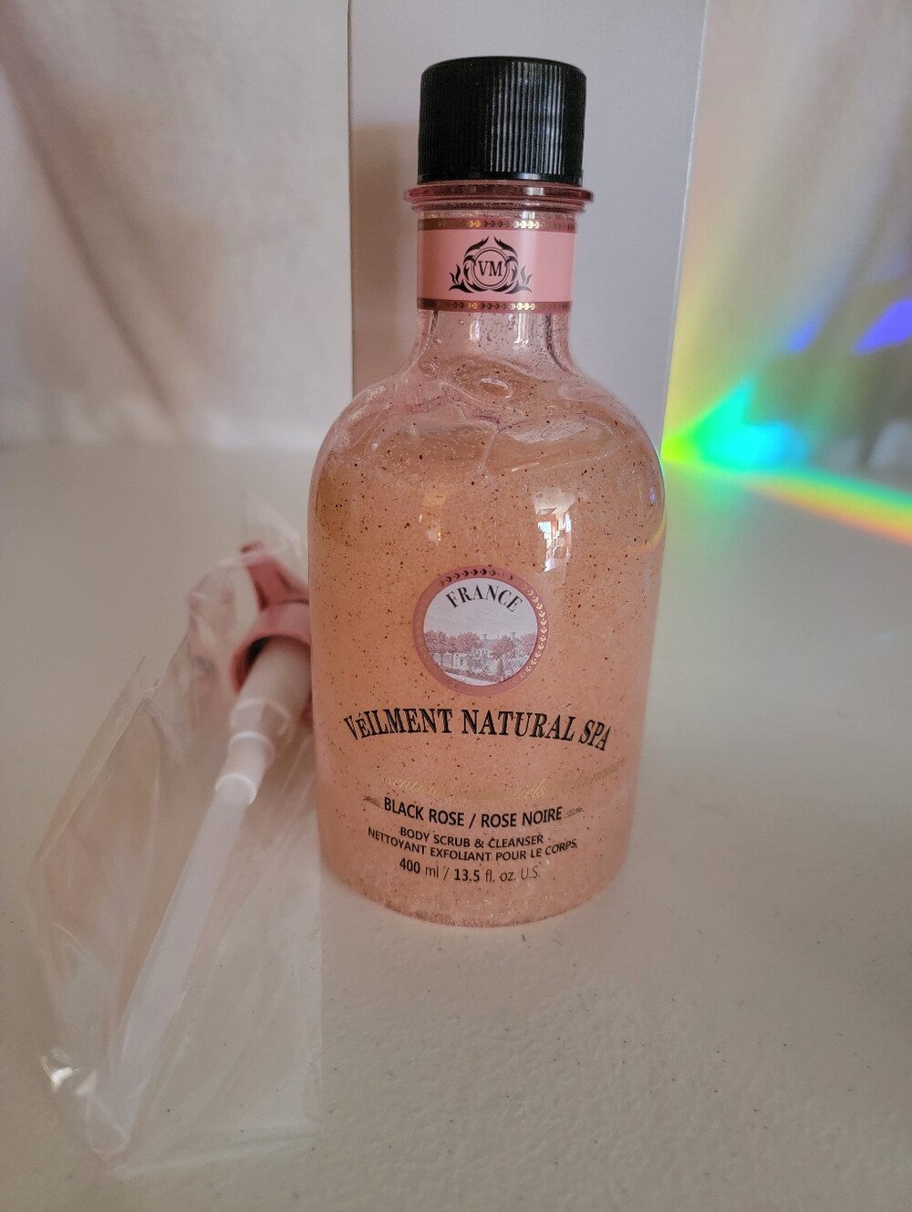 Black Rose Body Scrub & Cleanser - Pink
